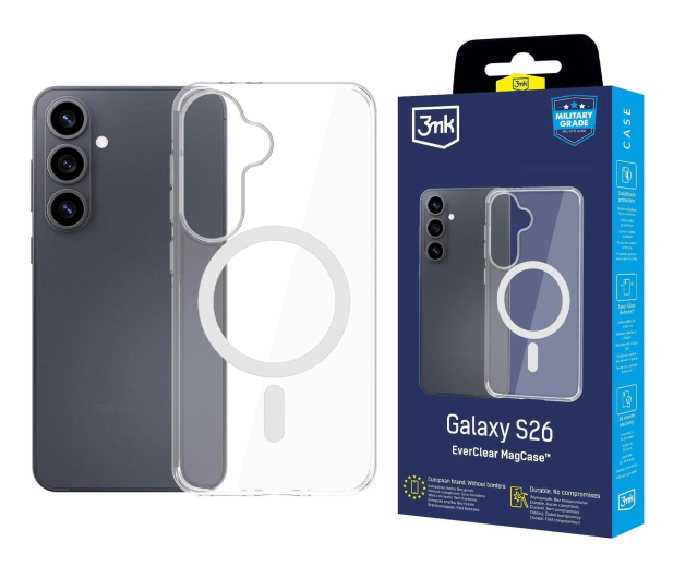 3mk EverClear MagCase do Samsung Galaxy S26 - 1511573 - zdjęcie
